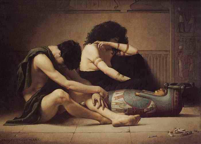 Charles Sprague Pearce Death of the Firstborn of Egypt oil painting image